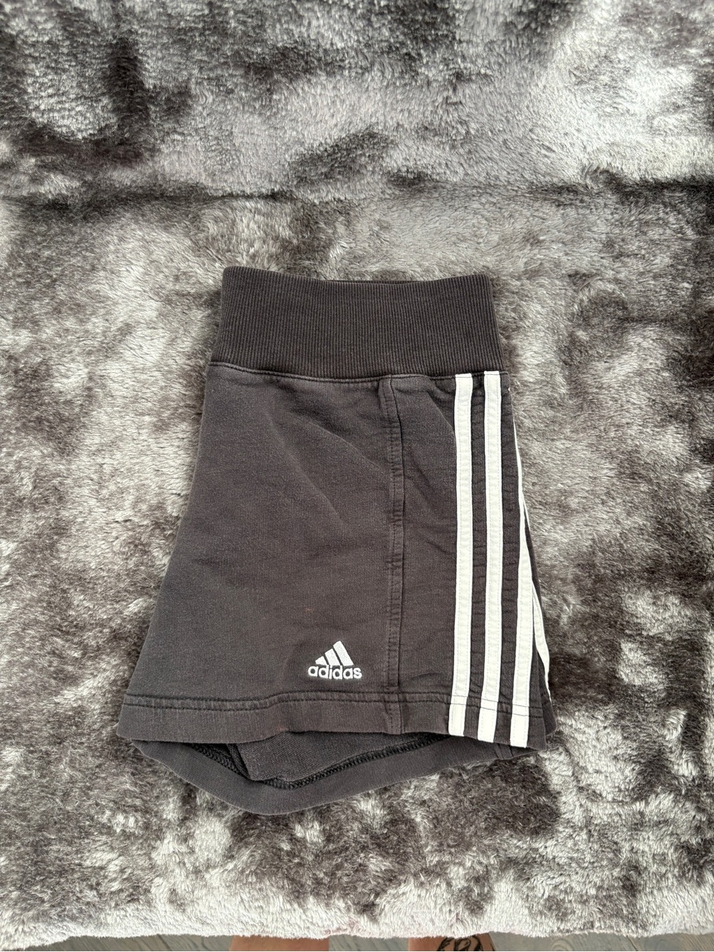 adidas Black and white striped shorts - versatile and trendy